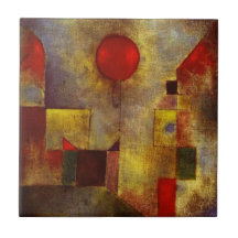 Ballon de rouge de Paul Klee Carreaux En Céramique