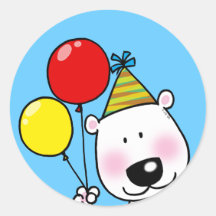 Ballons de célébrations de partie autocollants