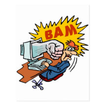 Bam - si le PC riposte ! Cartes Postales
