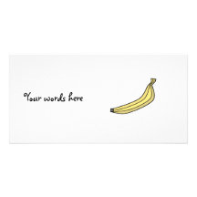 Banana Personalized Photo Card