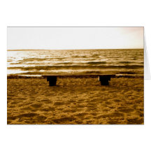 banc sur aérien cartes de vœux
