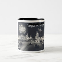 Bande de Las Vegas/du centre vintages Tasse À Café