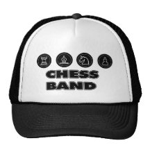 Bande d'échecs casquette