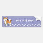 Bande dessinée Akita Inu/Shiba Inu Adhésifs Pour Voiture