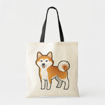 Bande dessinée Akita Inu/Shiba Inu Sacs