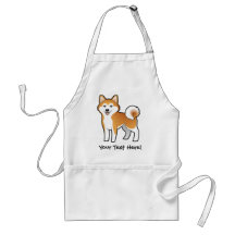 Bande dessinée Akita Inu/Shiba Inu Tablier
