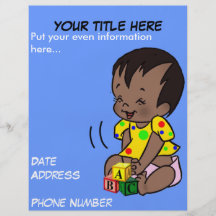 Bande dessinée de bébé pour personnaliser - l'inse tract personnalisé