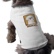 Bande dessinée de Bichon Frise Manteau Pour Toutous
