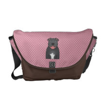 Bande dessinée de bull-terrier du Staffordshire Sacoche