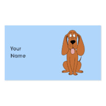 Bande dessinée de chien de Brown. Chien Cartes De Visite Professionnelles