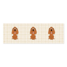 Bande dessinée de chien de Brown. Chien Cartes De Visite Personnelles