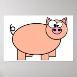 Bande dessinée de porc posters