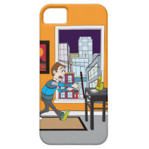 Bande dessinée de réponse de téléphone étuis iPhone 5