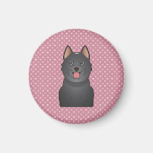 Bande dessinée de Schipperke Magnets Pour Réfrigérateur