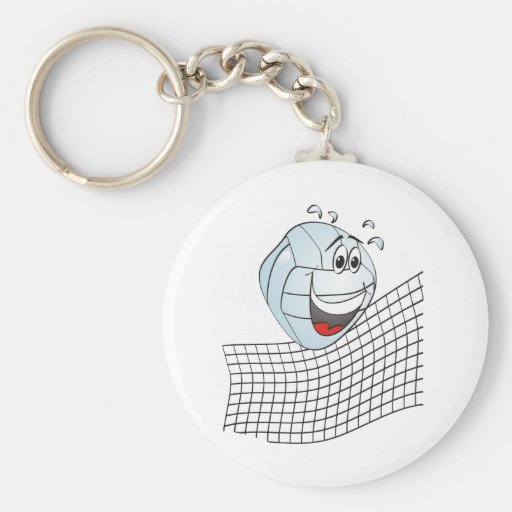 Bande dessinée de volleyball porte-clés