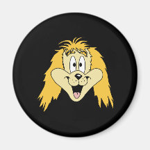 Bande dessinée mignonne de chien hirsute magnets