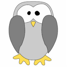 Bande dessinée mignonne de pingouin photo en découpe