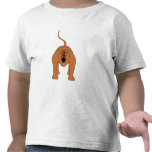 Bande dessinée rouge de singe d'hurleur t-shirt