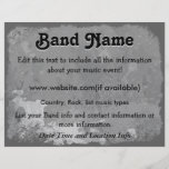 Bande grunge grise faite sur commande prospectus