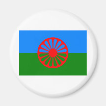 Bandera_gitana Magnets Pour Réfrigérateur