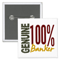 Banquier véritable badge