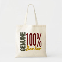 Banquier véritable sacs en toile