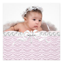 Baptême croisé de blanc de rose de photo de filles bristol