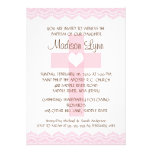 Baptême croisé Inviation de bébé de dentelle Invitations