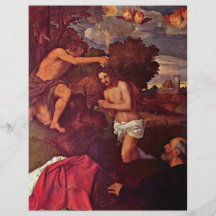 Baptême du Christ avec la RAM de Giovanni de clien Prospectus En Couleur