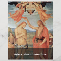 Baptême du Christ par Perugino Pietro (la meilleur Prospectus En Couleur