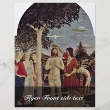 Baptême du Christ par Piero della Francesca Tract
