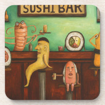 Bar à sushis dessous-de-verre