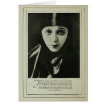 Barbara LaMarr 1926 cartes vintages de portrait