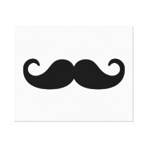 Barbe de moustache toile tendue sur châssis