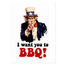 Barbecue drôle cartes postales