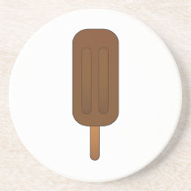 Barre de crème glacée dessous de verre