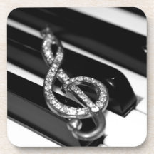 Barre de piano avec la G-clef Sous-bocks
