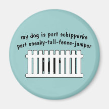 Barrière-Pullover de pièce de Schipperke de partie Aimant