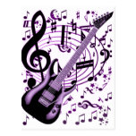 Basculez le guitar_ carte postale