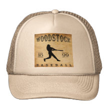 Base-ball 1899 de Woodstock Ontario Canada Casquettes