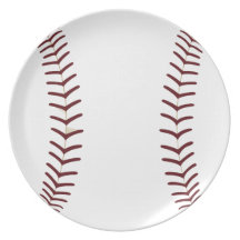 Base-ball Assiettes Pour Soirée