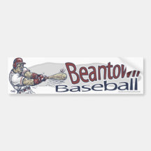 Base-ball Bumpersticker de Beantown Autocollant Pour Voiture