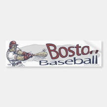 Base-ball Bumpersticker de Boston Autocollant Pour Voiture