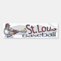 Base-ball Bumpersticker de St Louis Adhésif Pour Voiture