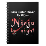 Basgitaar Ninja Notitieboek