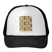 Basket-ball d'art de bruit casquette de camionneur