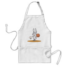 Basket-ball de lapin tabliers