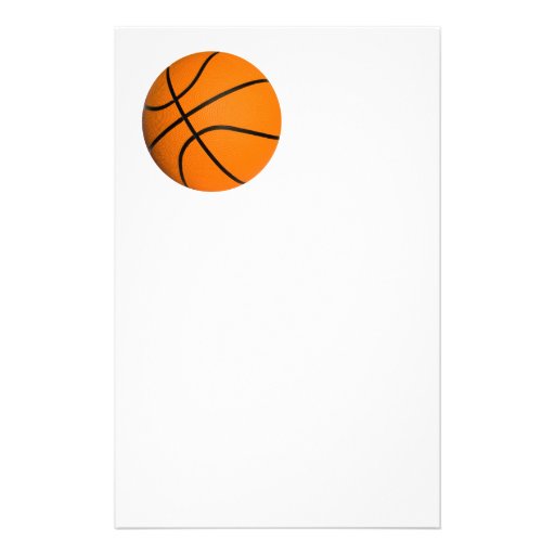 Basket-ball stationnaire motifs pour papier à lettre