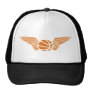 basketbal. gevleugeld petten
