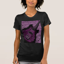basse pourpre t-shirt